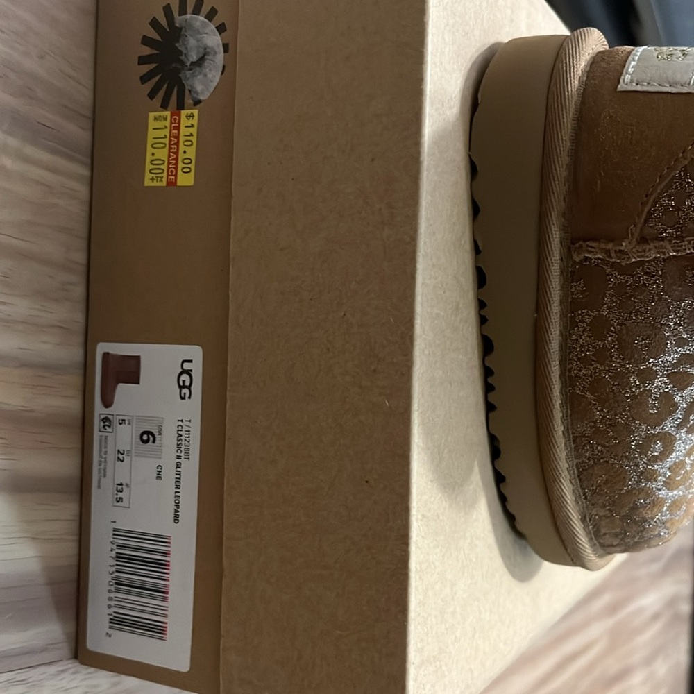 Ugg baby girl T classic 11 Glitter Leopard - Picture 4 of 4